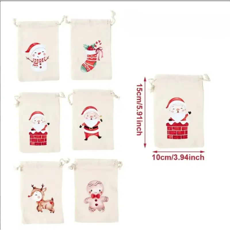 Julklappspåsar - 6-pack Presentpåsar 6