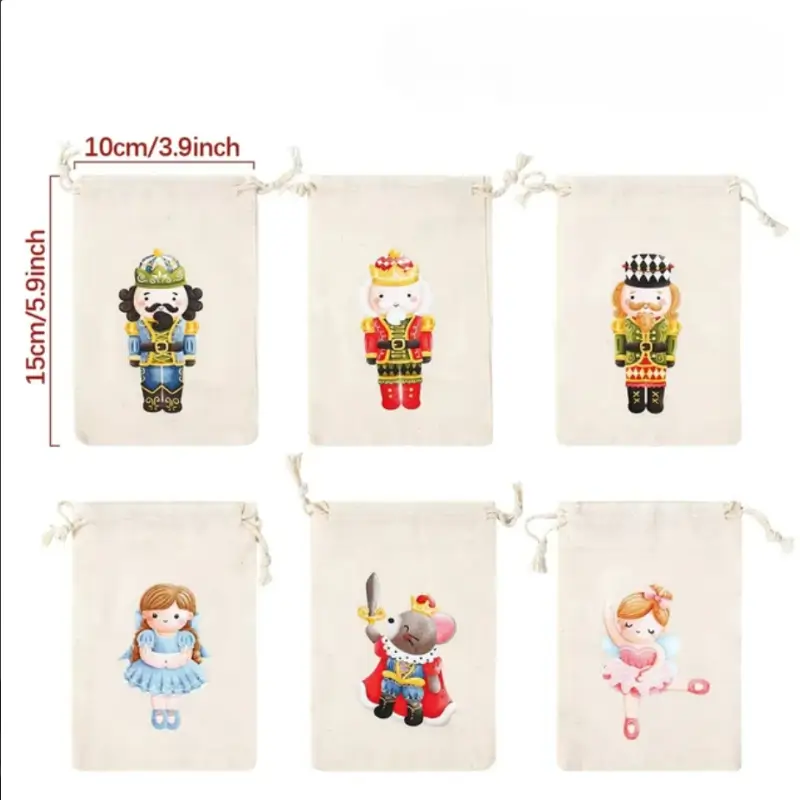 Julklappspåsar - 6-pack Presentpåsar 10