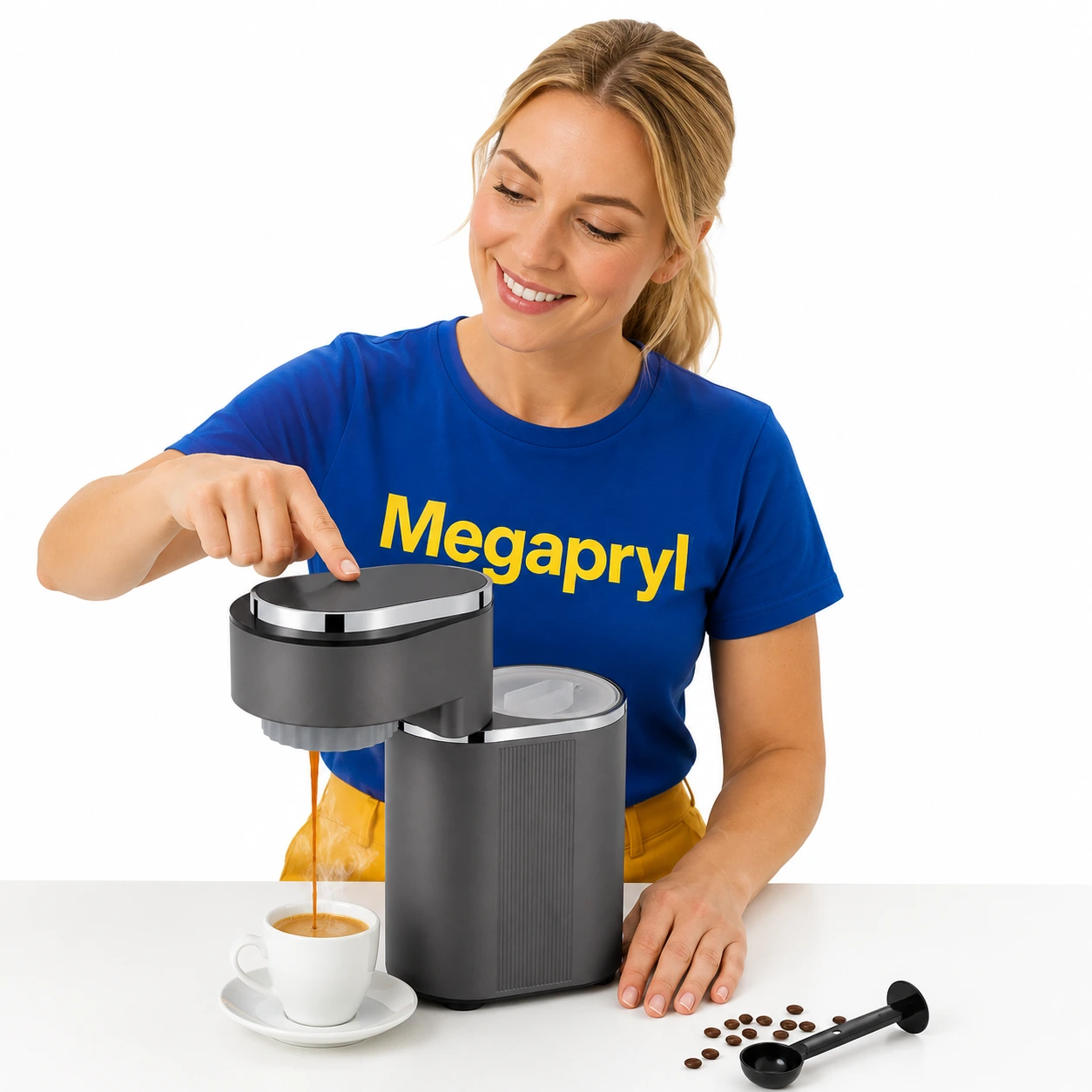 Portabel Espressomaskin 15 Bar 150 ml – Mini Kaffemaskin för Resa