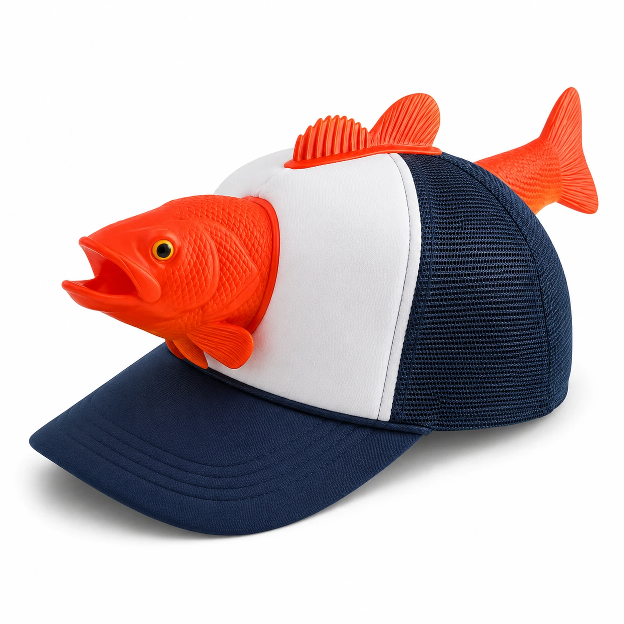 Blå bas (röd fisk)