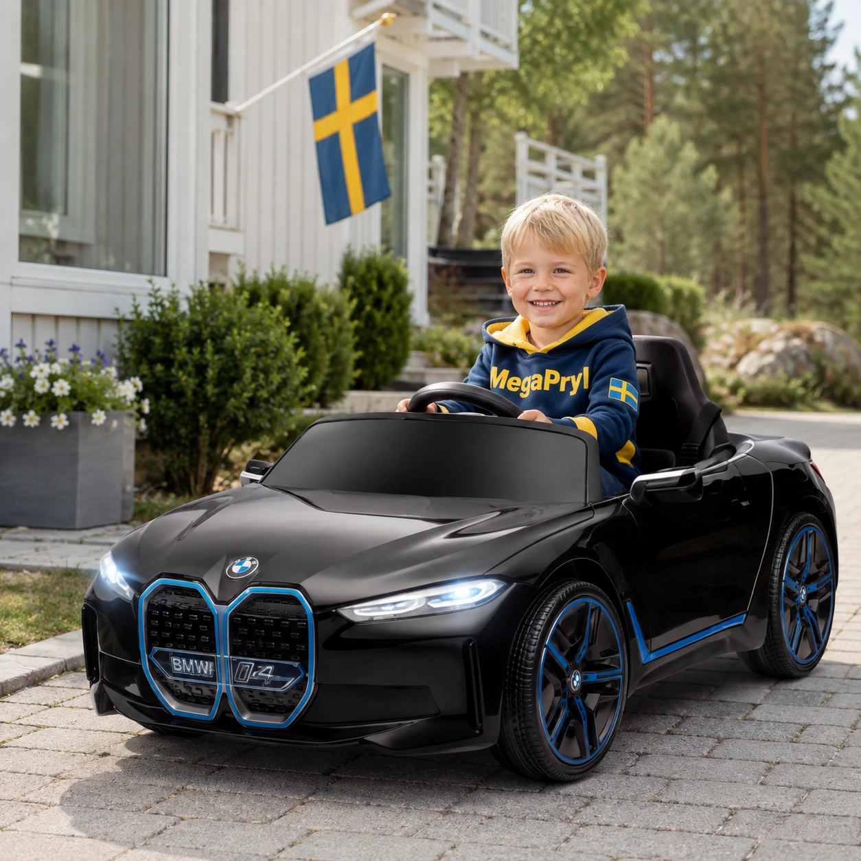 Elbil för barn med fjärrkontroll 12 V