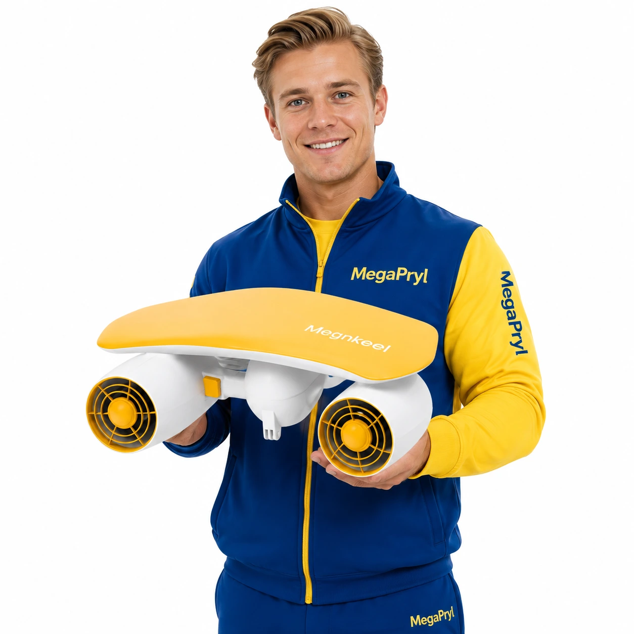 Undervattensscooter för snorkling och pool med 2 hastigheter