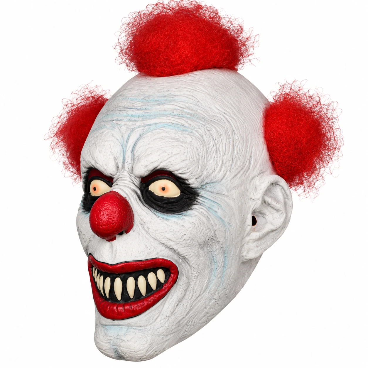 Läskig clownmask för halloween och maskerad
