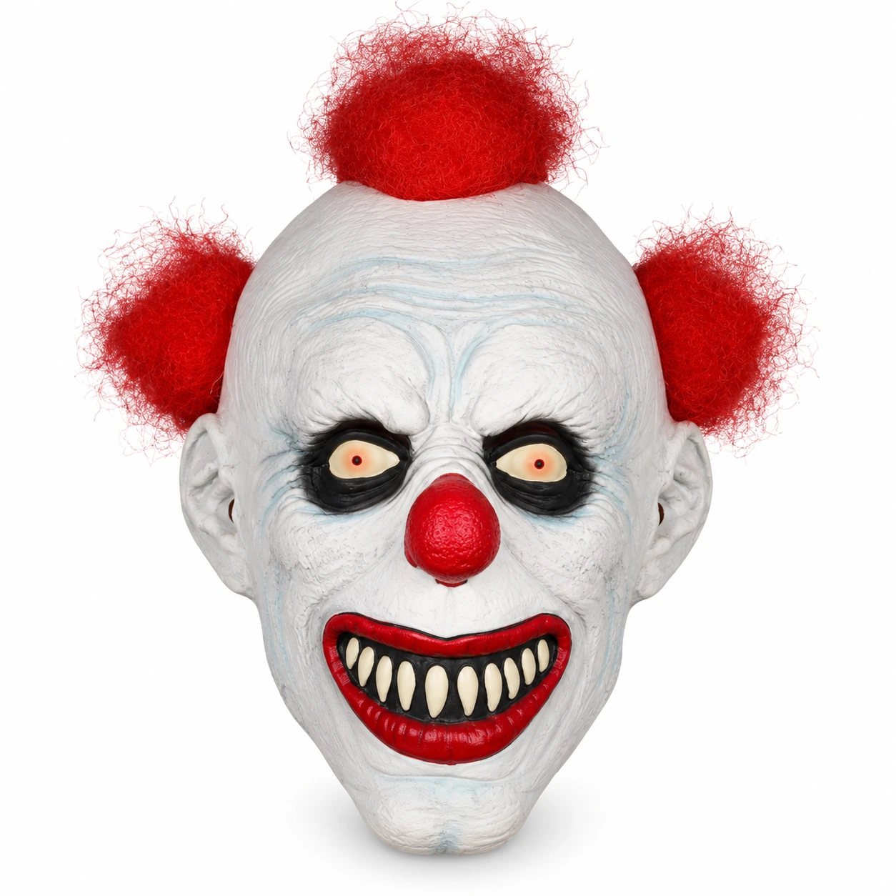 Läskig clownmask för halloween och maskerad