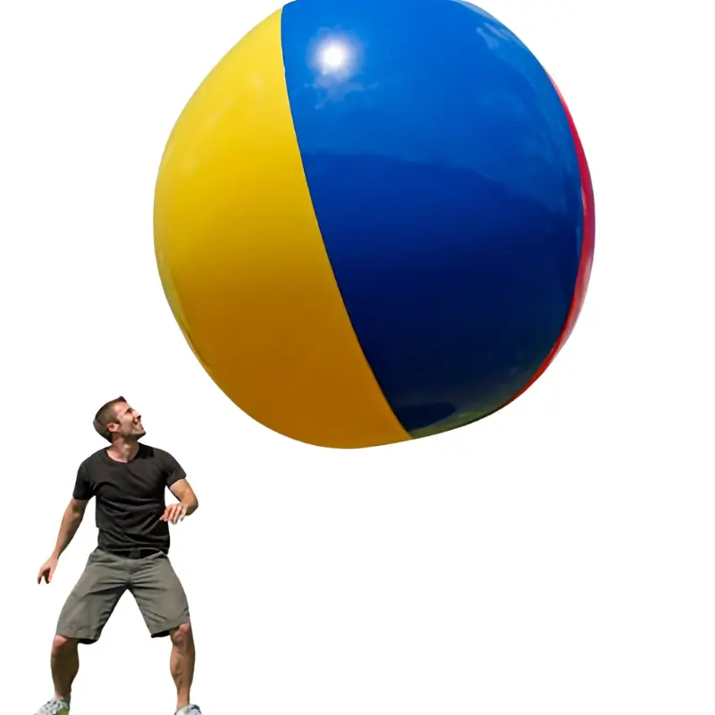 Uppblåsbar Fotbolls- och Strandboll Set