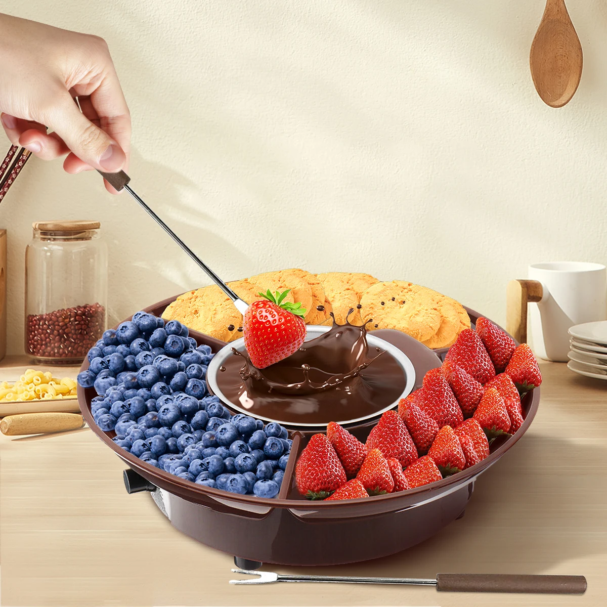 Chokladfondue - Serveringsbricka 2
