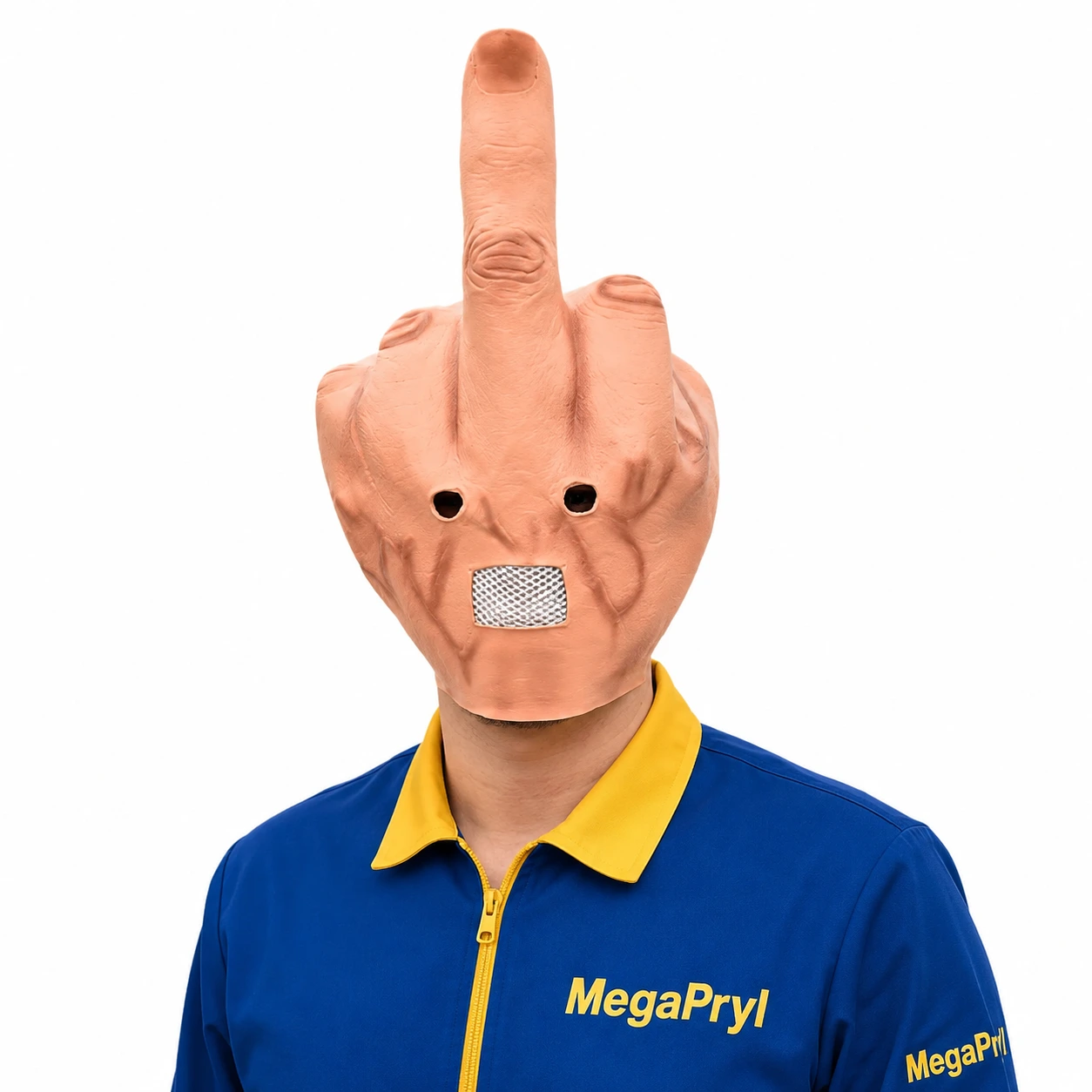 Rolig latexmask för maskerad och prank