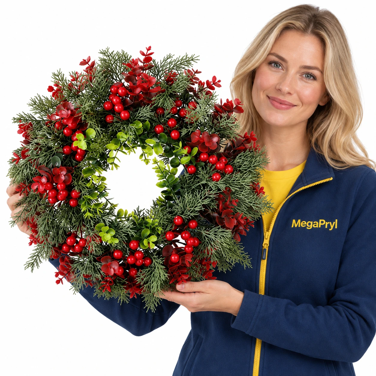 Joulukranssi oveen tai seinälle, 40 cm