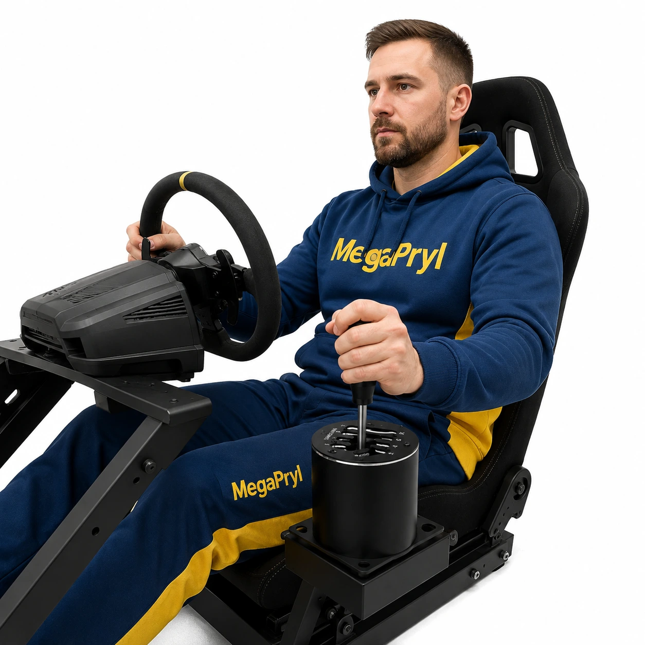H-växelspak för racing simulator till PC med USB