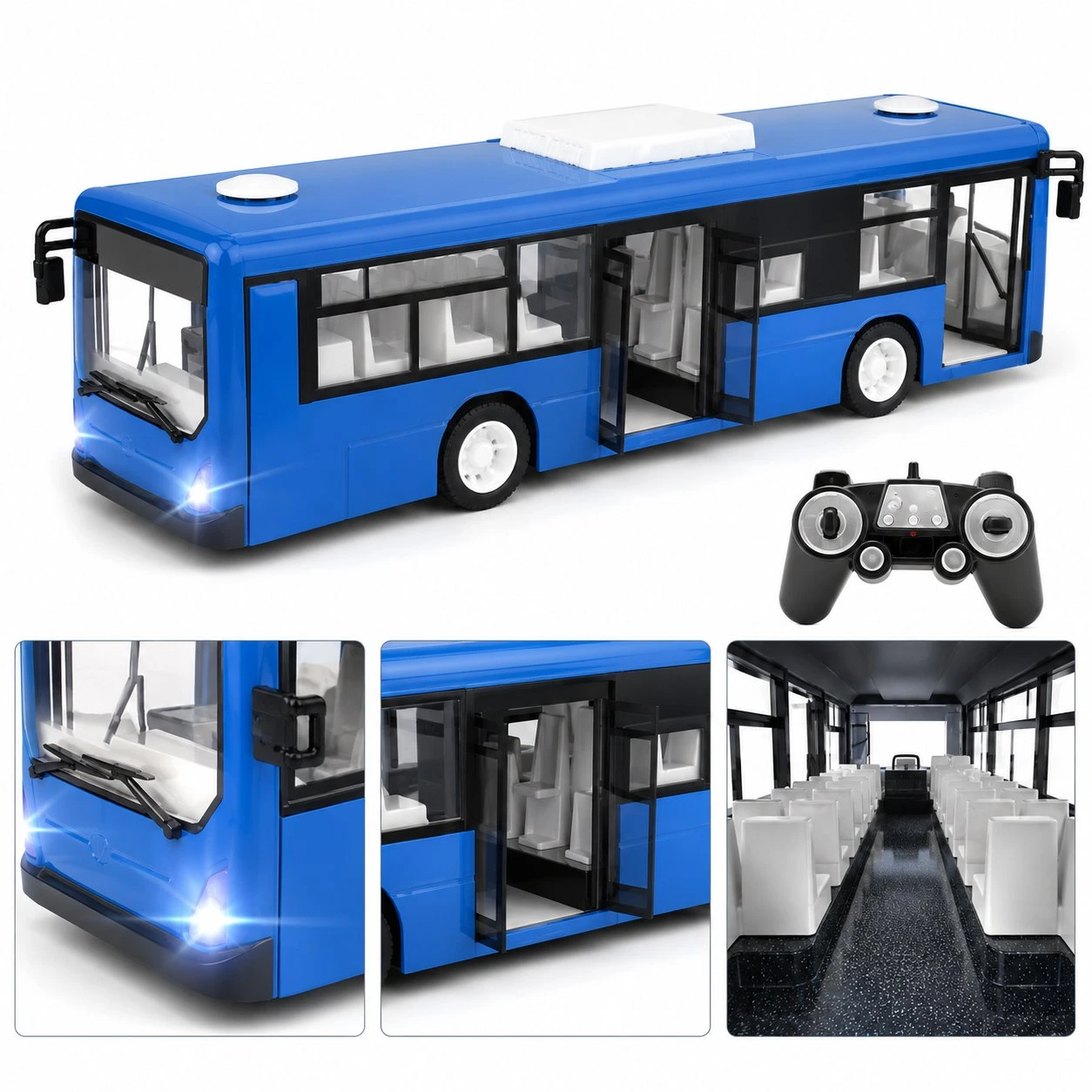 Fjärrstyrd Stadsbuss med LED-ljus