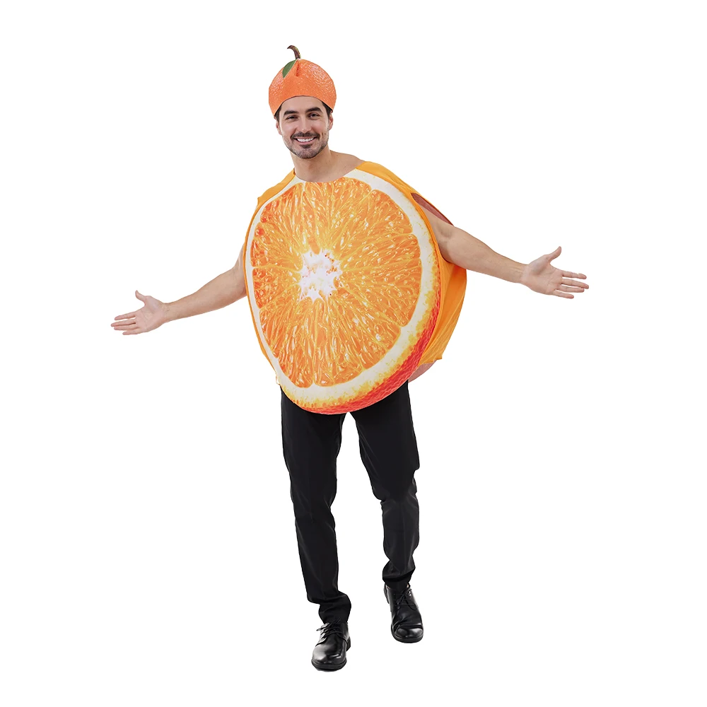 Frukt Maskeraddräkt Vuxen Orange