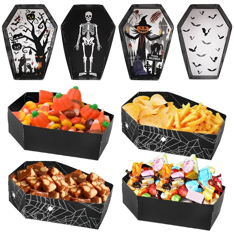 Papperslådor Kistformade Halloween 12/24-pack 2