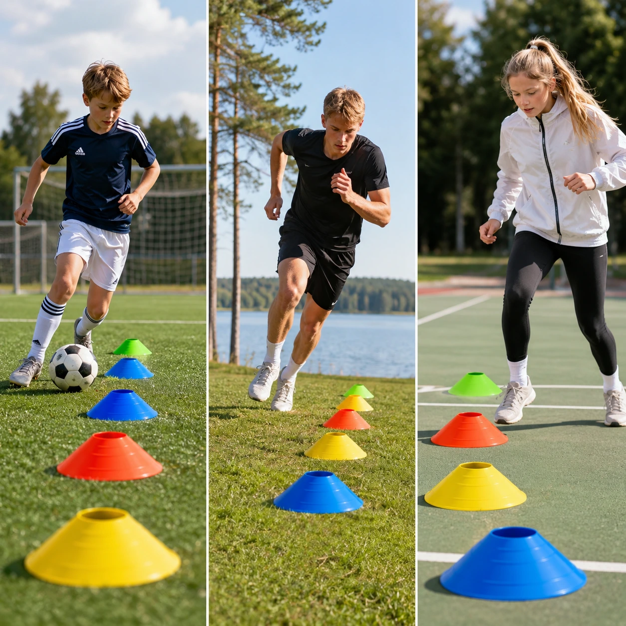 Träningskoner 10-pack – Agility Koner
