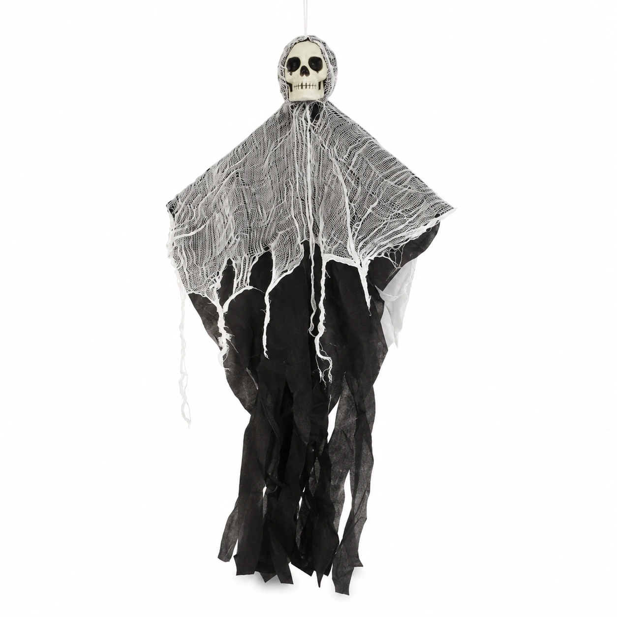 Hängande spökdekoration med dödskalle för halloween