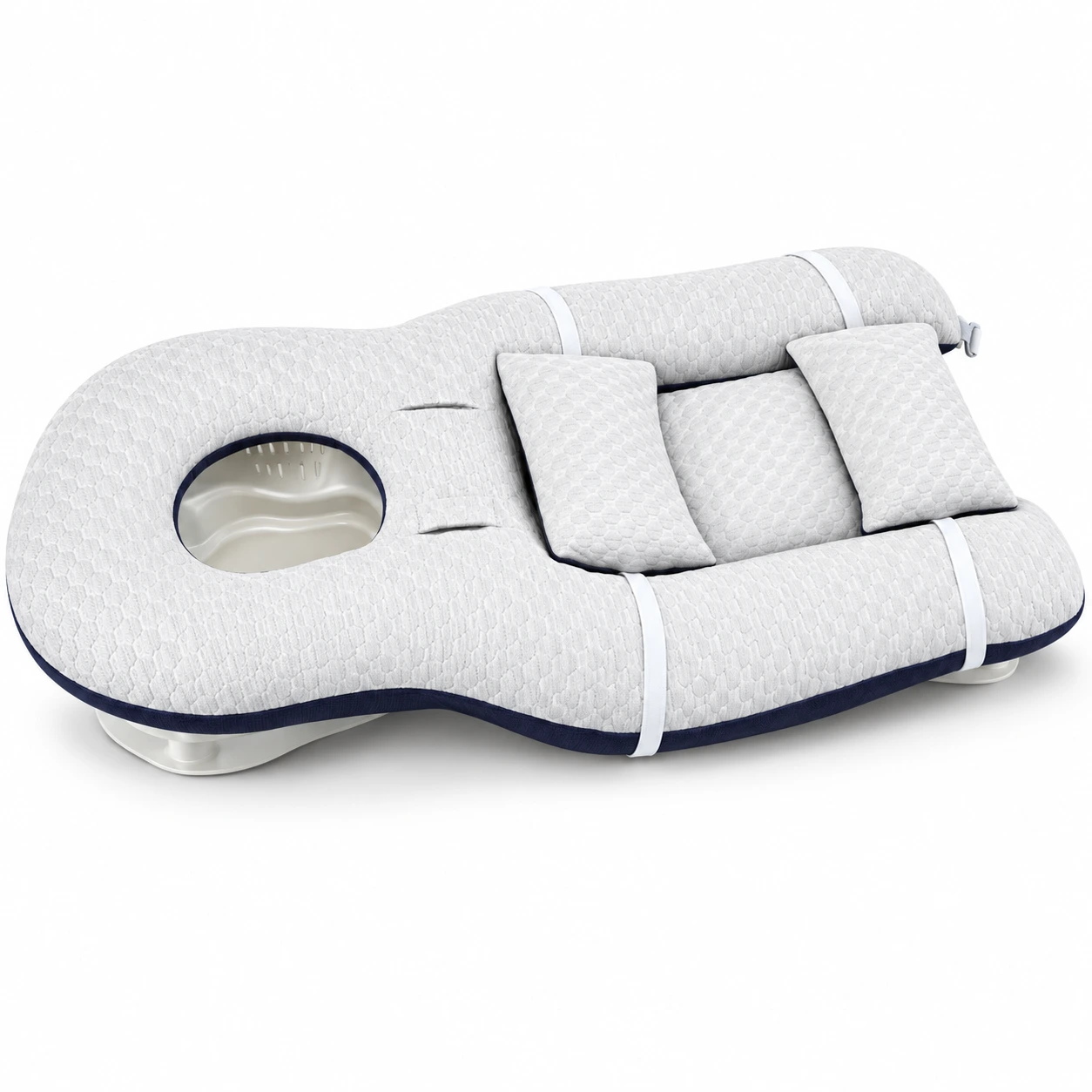Ergonominen kasvotyyny vatsamakuulle