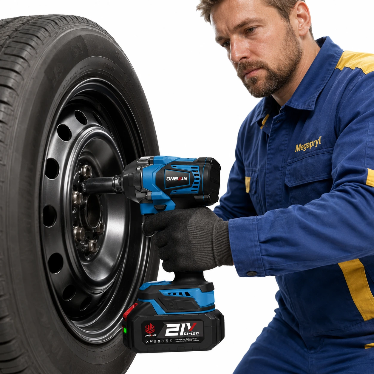 Mutterdragare Batteridriven 1200 Nm – 1/2 tum
