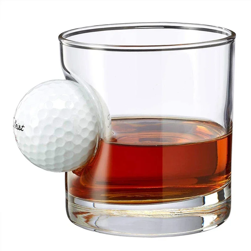 Whiskyglas Golfboll Design