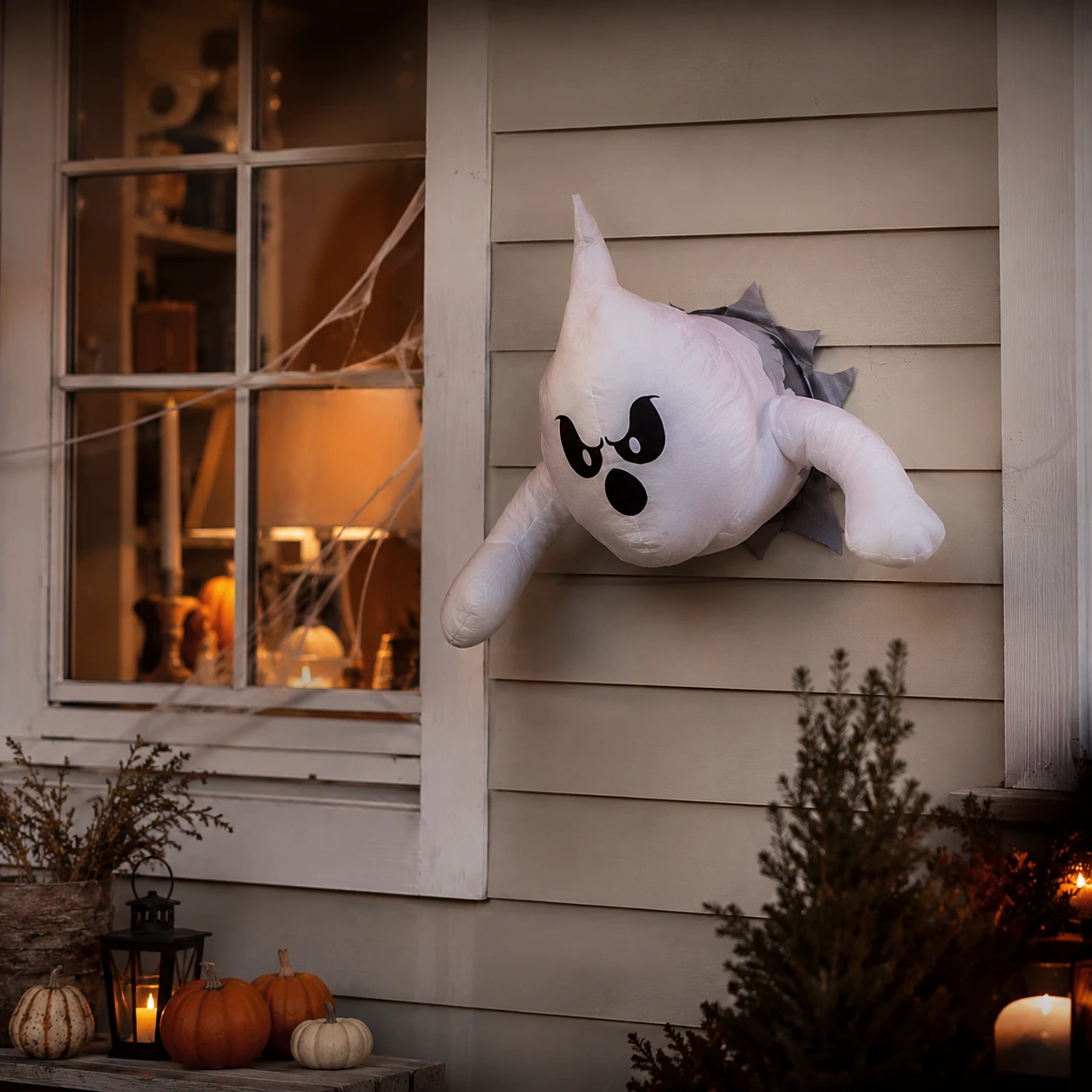 Halloween-spöke för fönster och väggdekoration