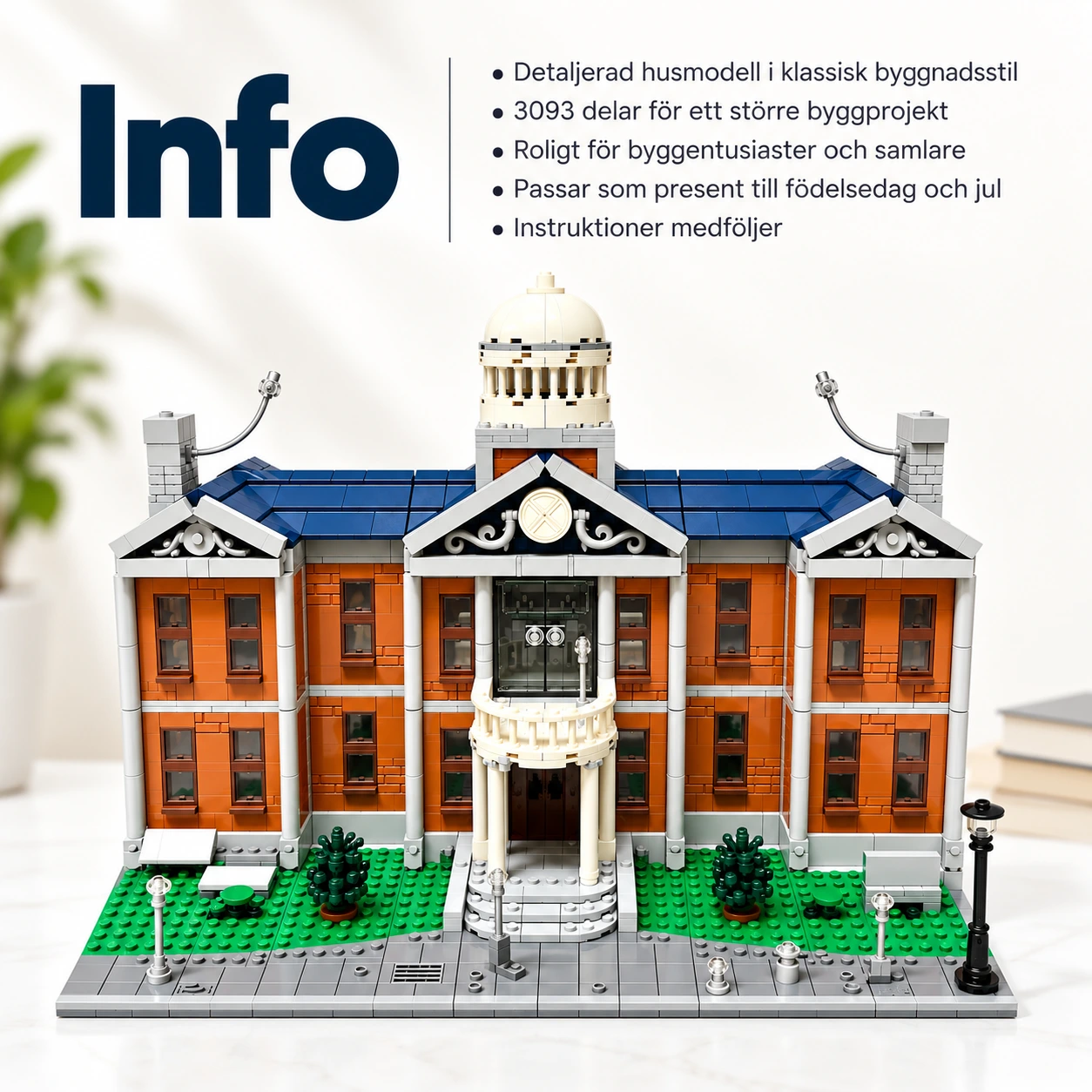 Byggklossar husmodell set 3093 delar