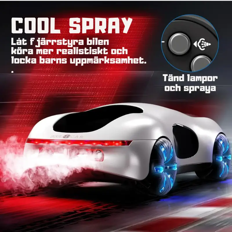 Radiostyrd Sportbil med Ljus och Ljud 3