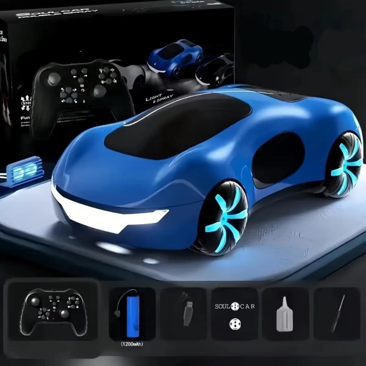 Radiostyrd Sportbil med Ljus och Ljud 5