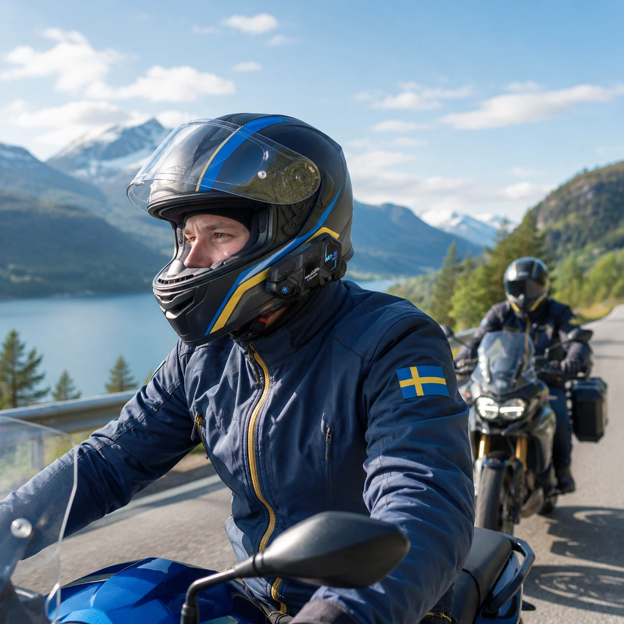 Bluetooth intercom för motorcykelhjälm med BT 5.0