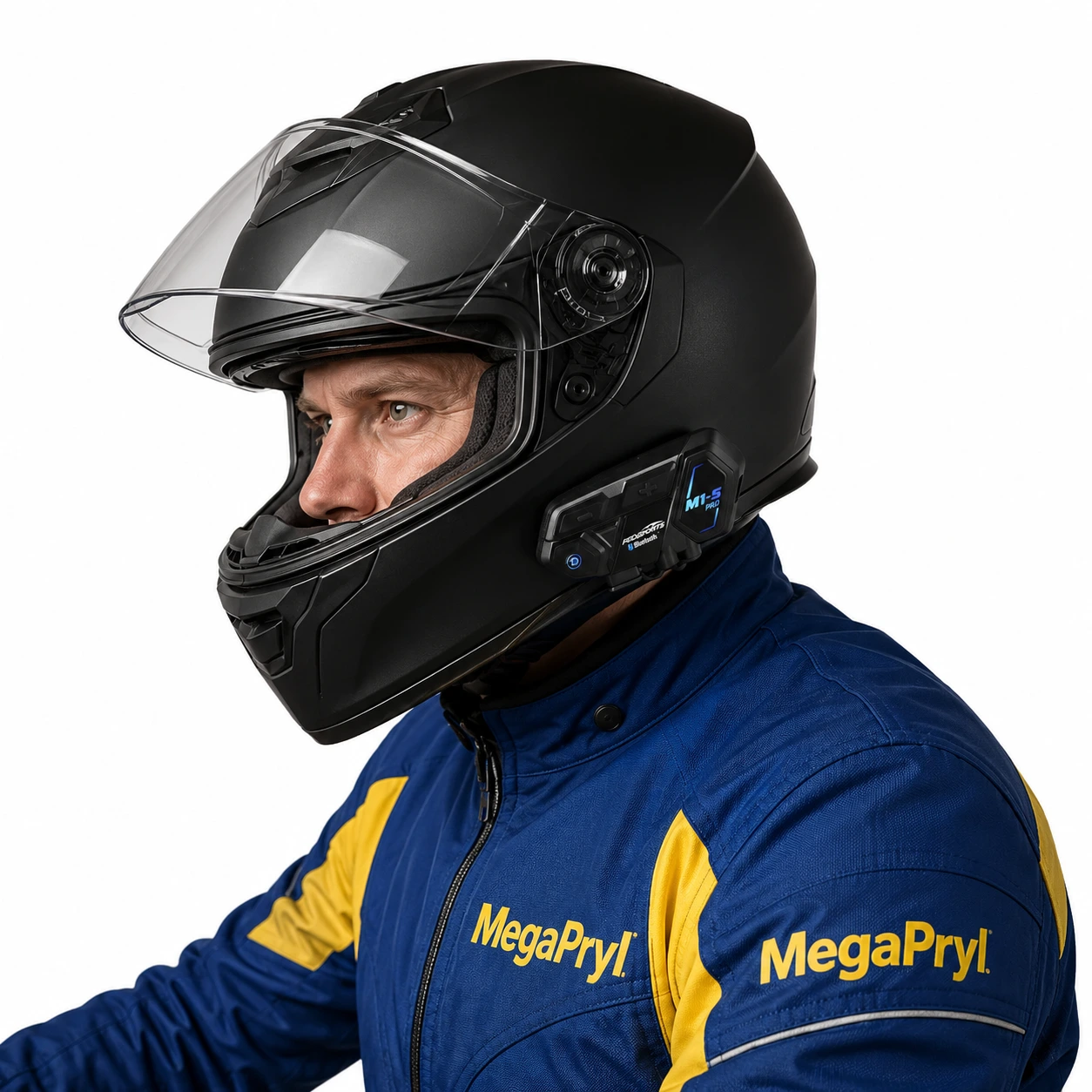 Bluetooth intercom för motorcykelhjälm med BT 5.0