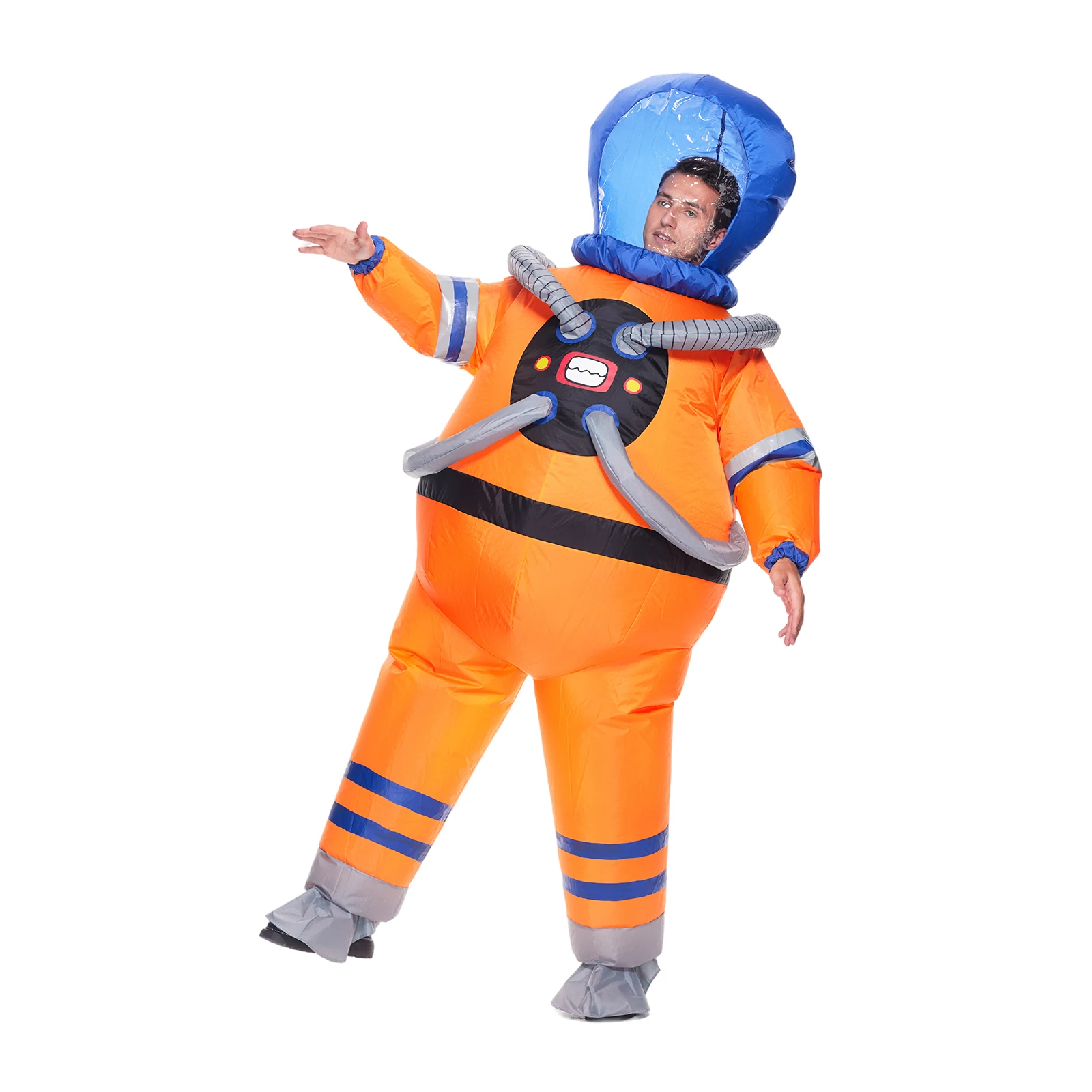 Uppblåsbar Astronautdräkt för Män - Maskeraddräkt 4