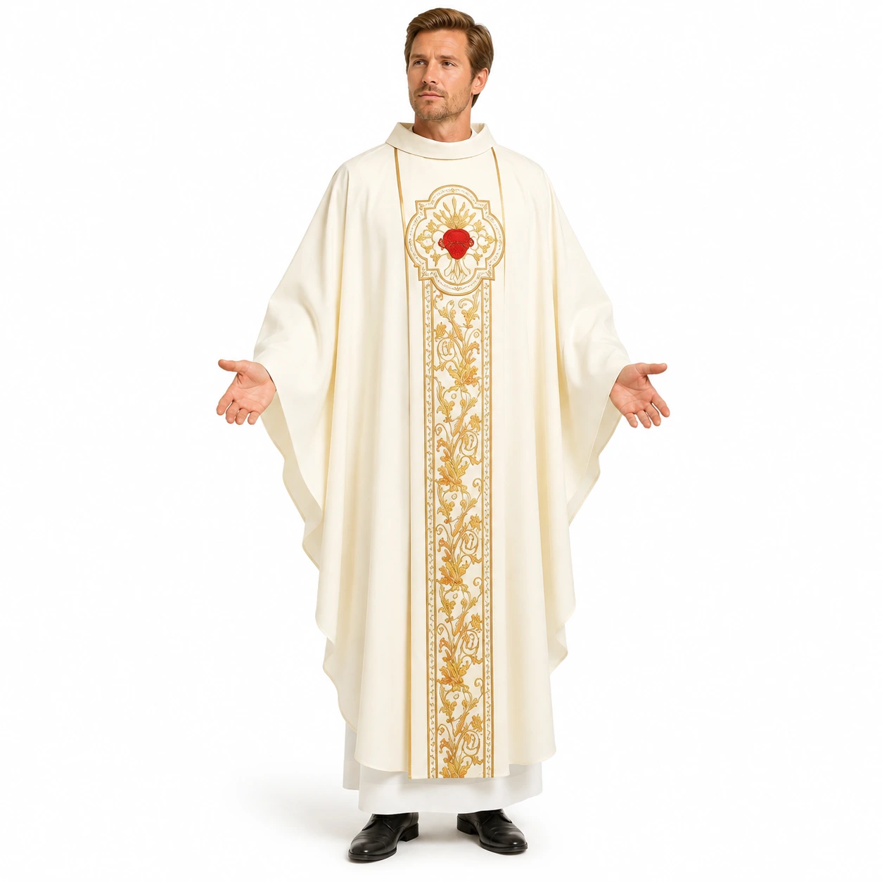 Prästkåpa för vuxen i liturgisk stil