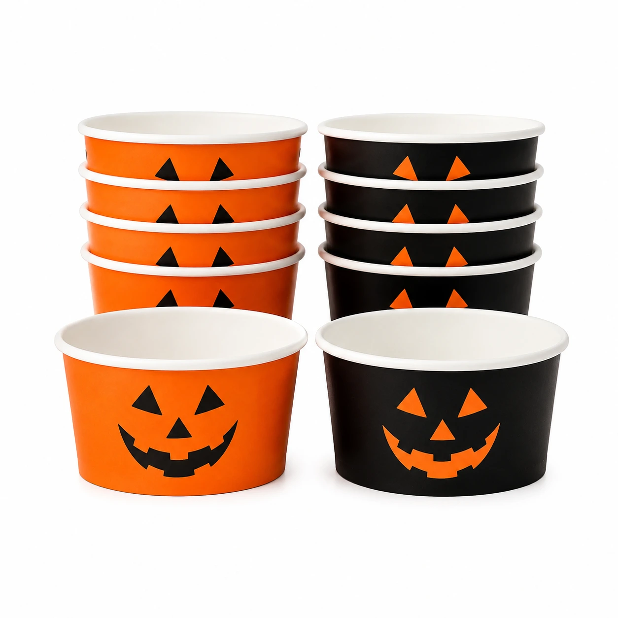 Pappersskålar till halloweenfest