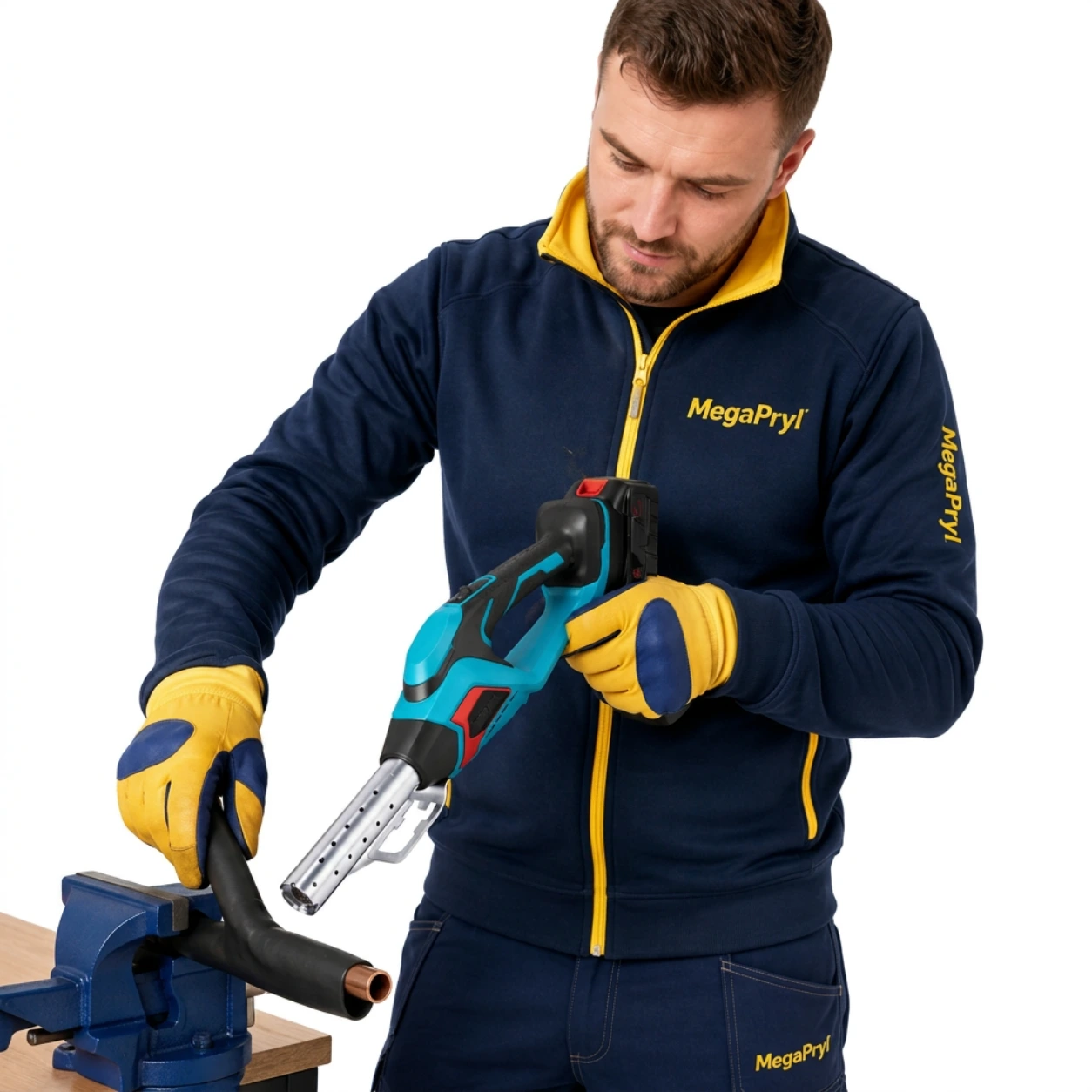 Varmluftsblåsare batteridriven med 2 lägen