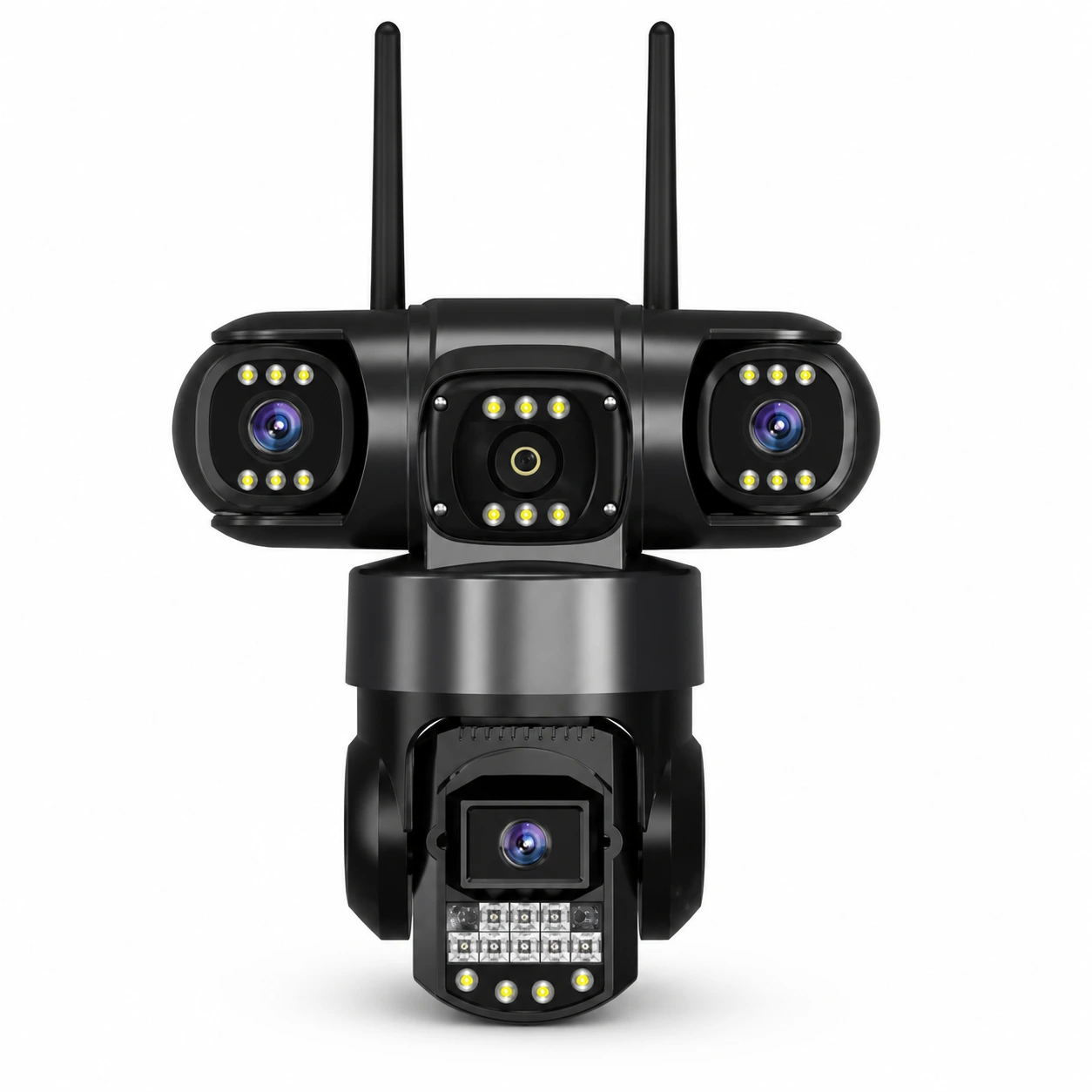 Övervakningskamera 12 MP med 3 Linser, WiFi och Nattseende