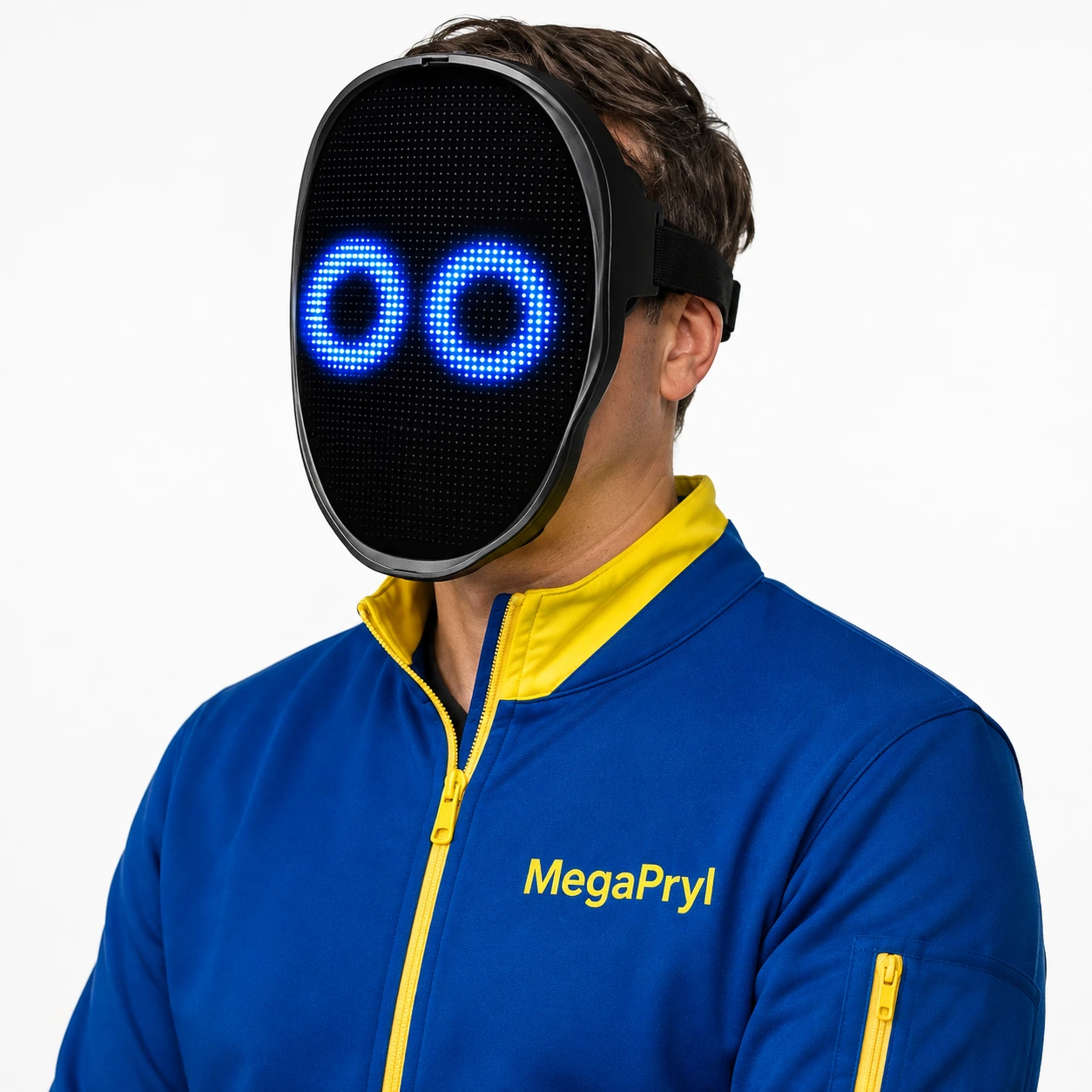 LED-mask med appstyrning och gestfunktion