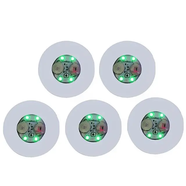 Glasunderlag med Led 5-pack 4