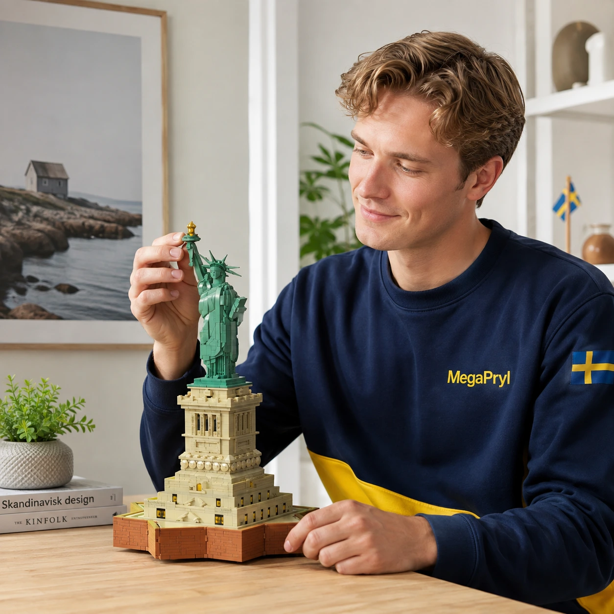 Byggsats Frihetsgudinnan med originalförpackning