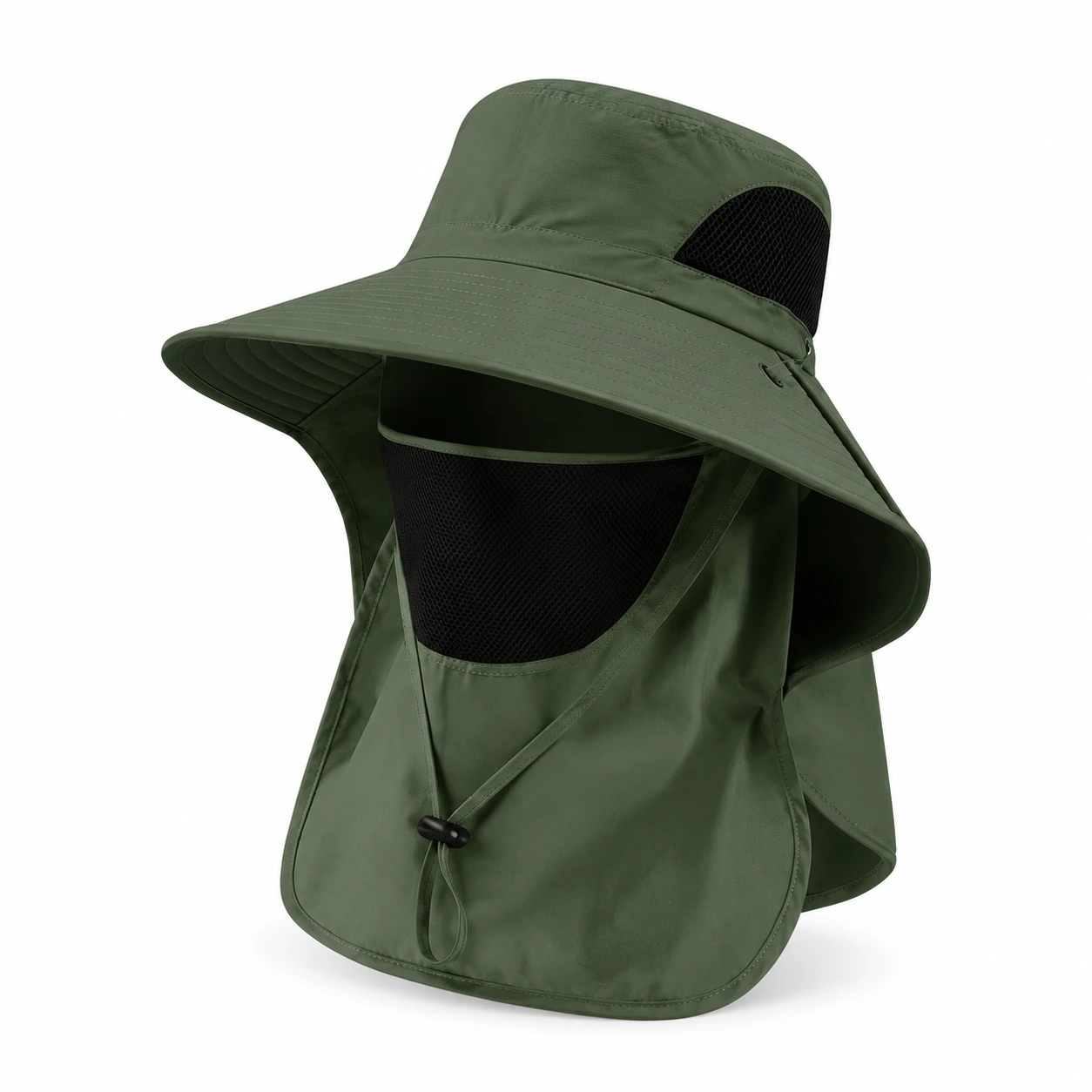 Solhatt med Nackskydd – UV-hatt för Friluftsliv