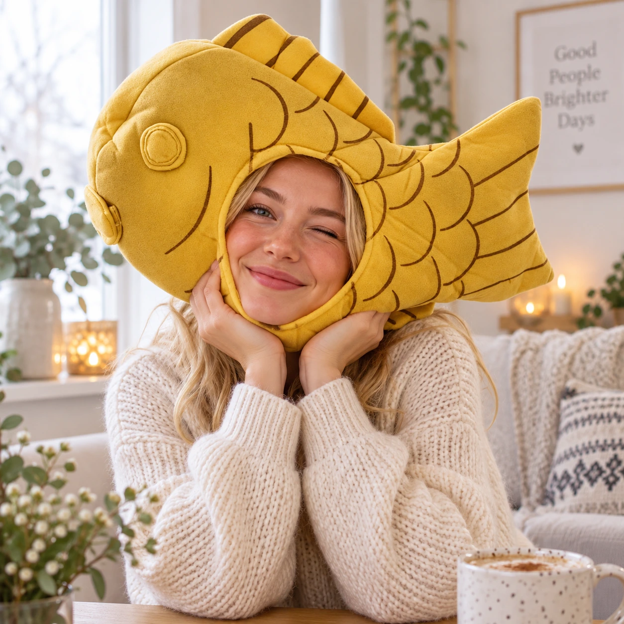 Japansk Taiyaki Mjuk Mössa