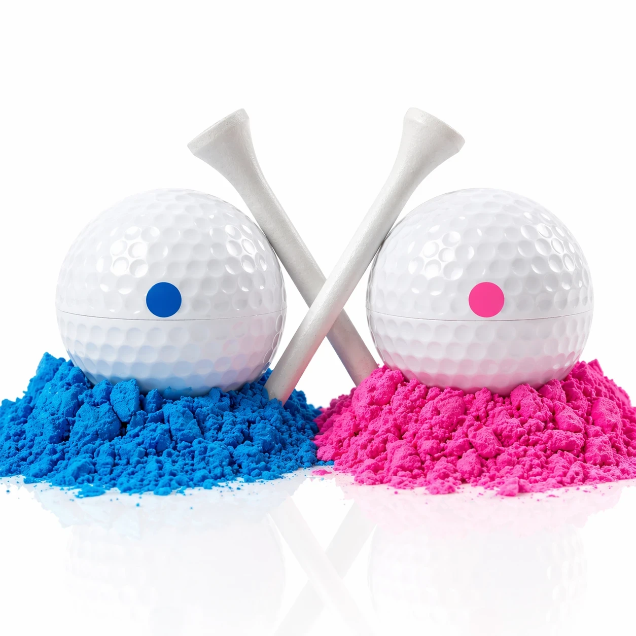 Gender Reveal Golfbollar 2-pack