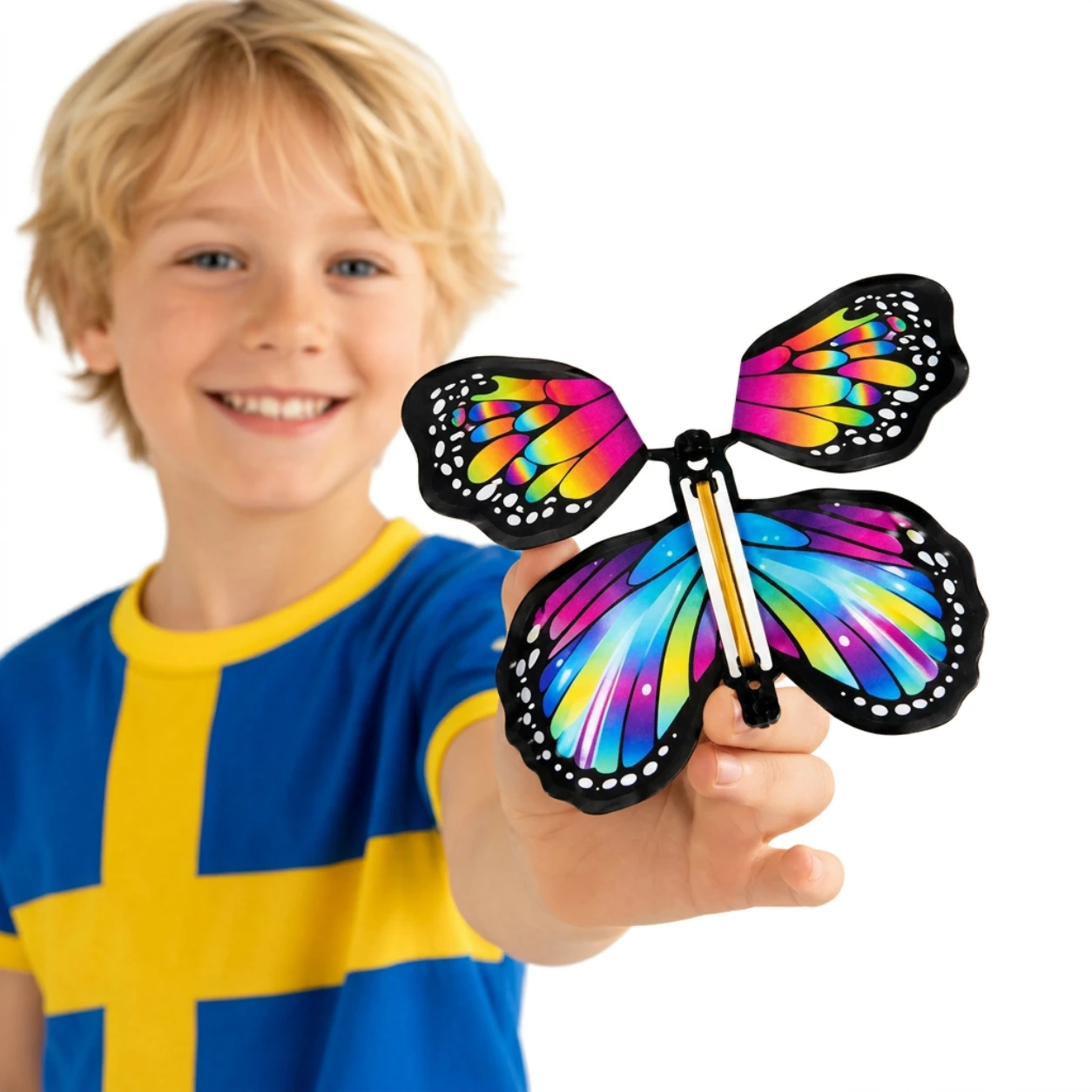 Flygande Fjärilsleksak Uppvridbar för Skämt och Överraskning