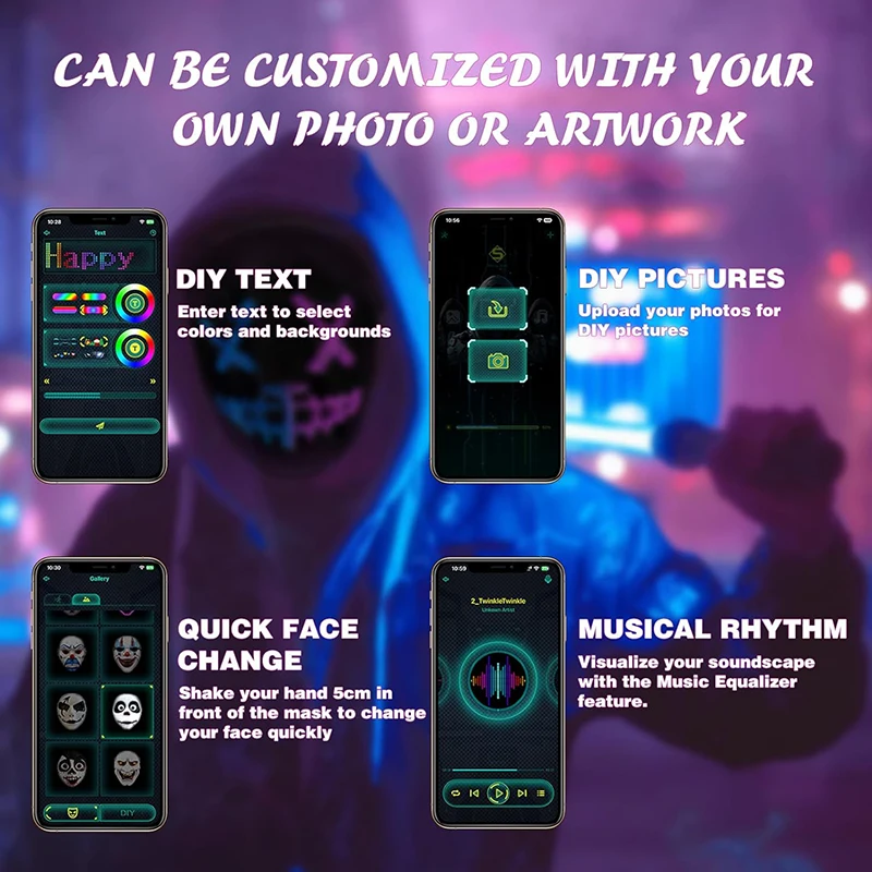 LED Mask – Bluetooth App