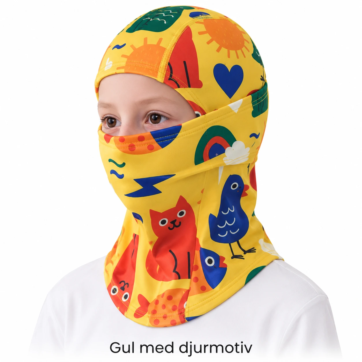 Gul lekfullt mönster