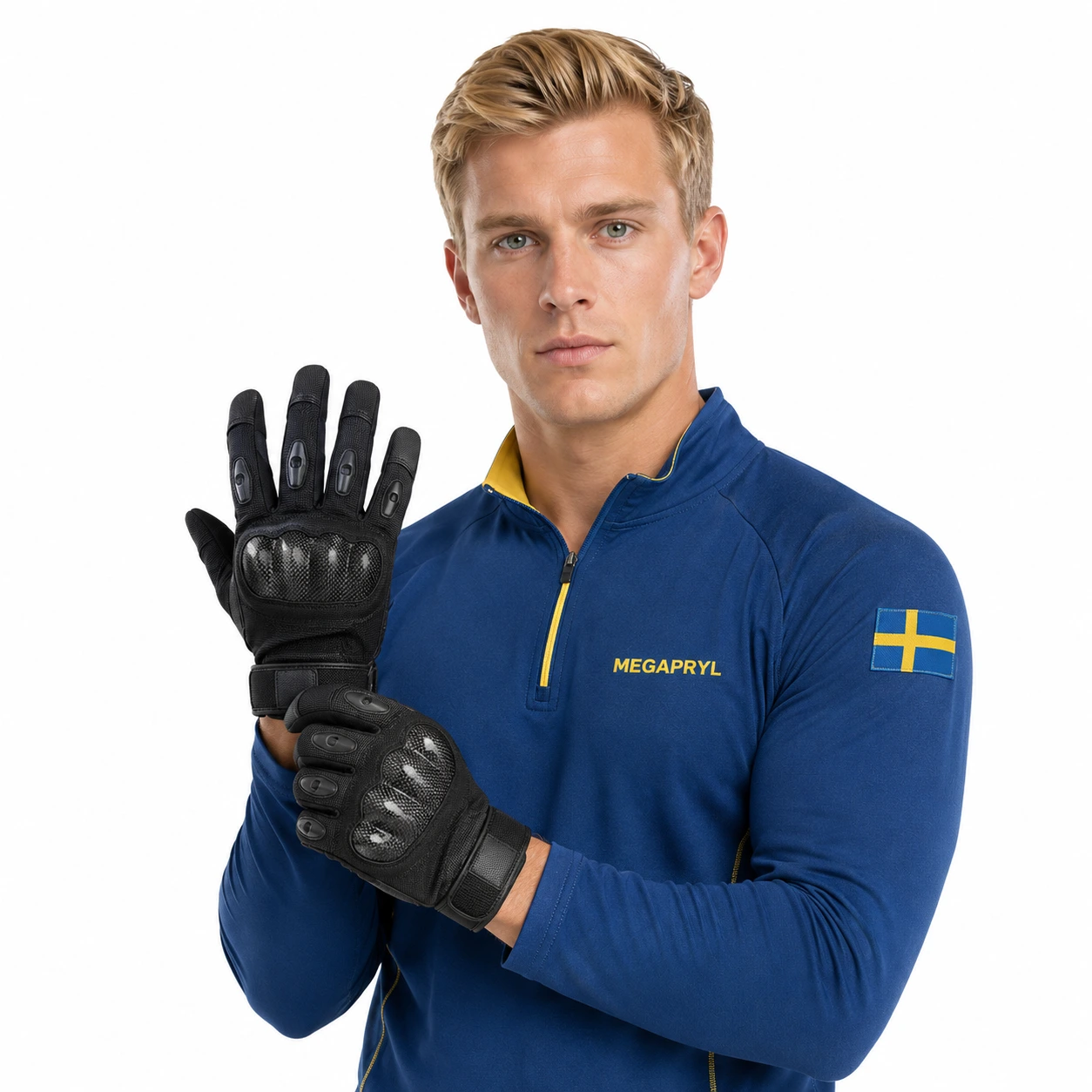 Taktiska Handskar med Knogskydd och Touchskärm