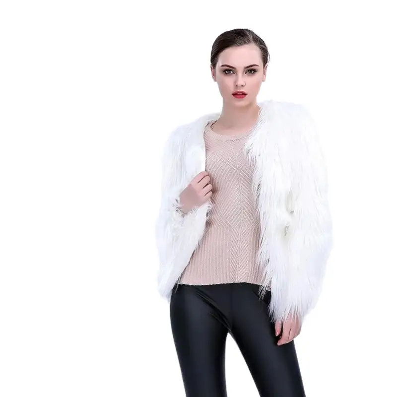 Pälsjacka LED - Färgglad 4