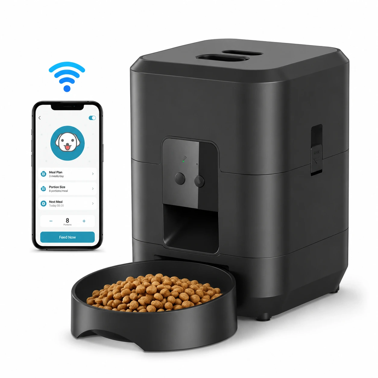 Automatisk Husdjursmatare 2L med WiFi och App
