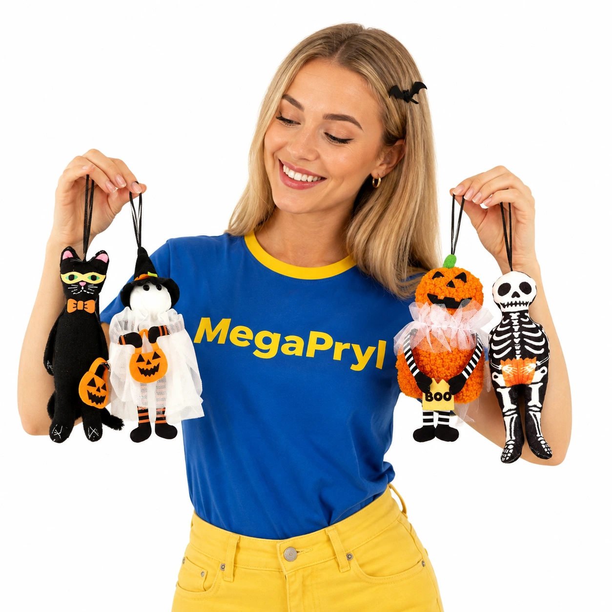 Halloween-hänge för dekoration inomhus i tyg