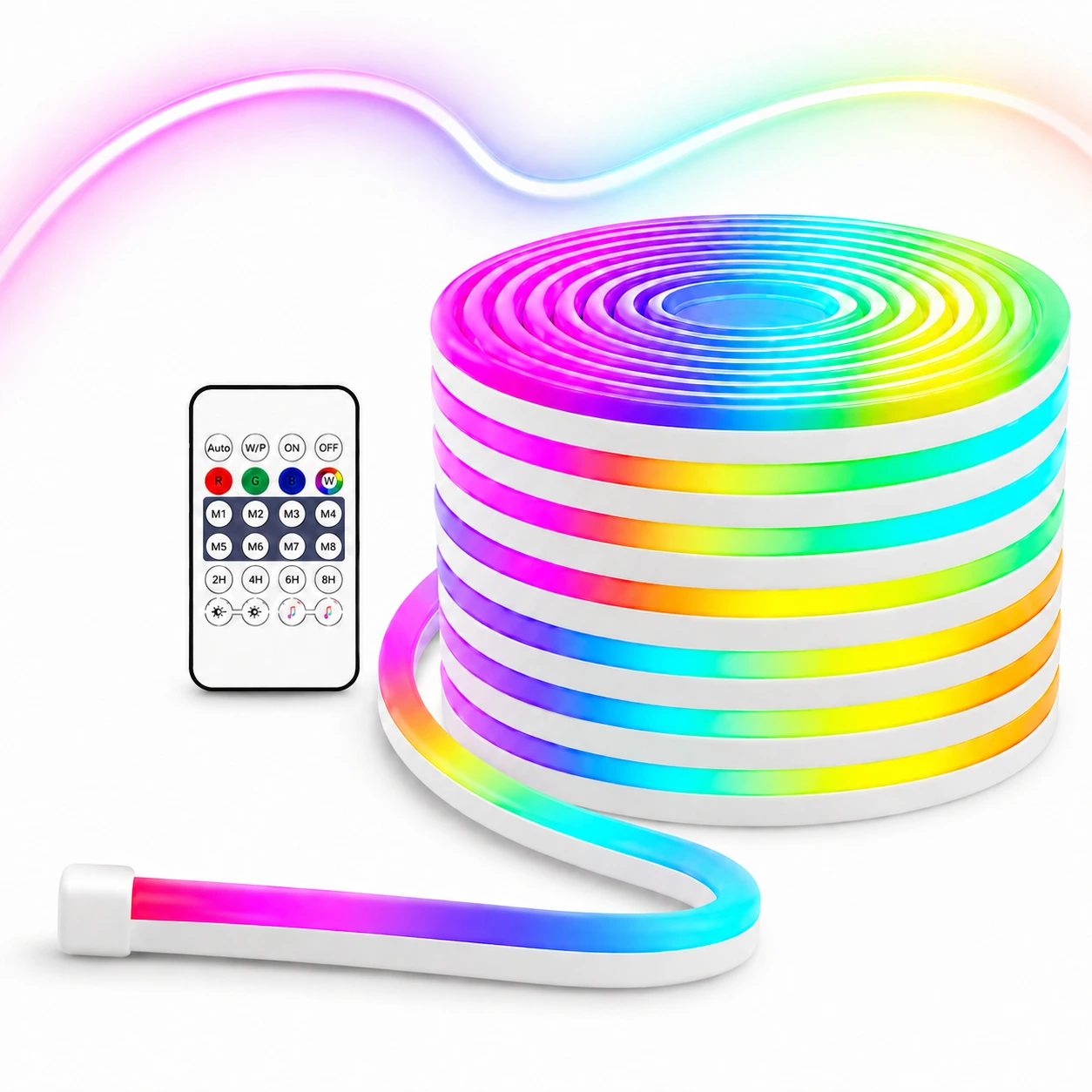 LED Neonlist RGB – Smart Neon Strip med App & Musikläge