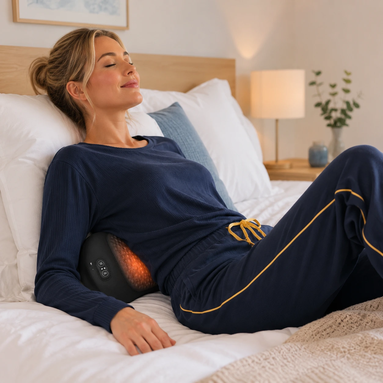 Ryggmassagekudde 3-i-1 med Värme