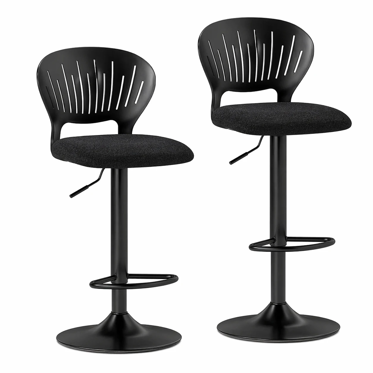 Barstolar 2-pack – Justerbar höjd & 360° rotation