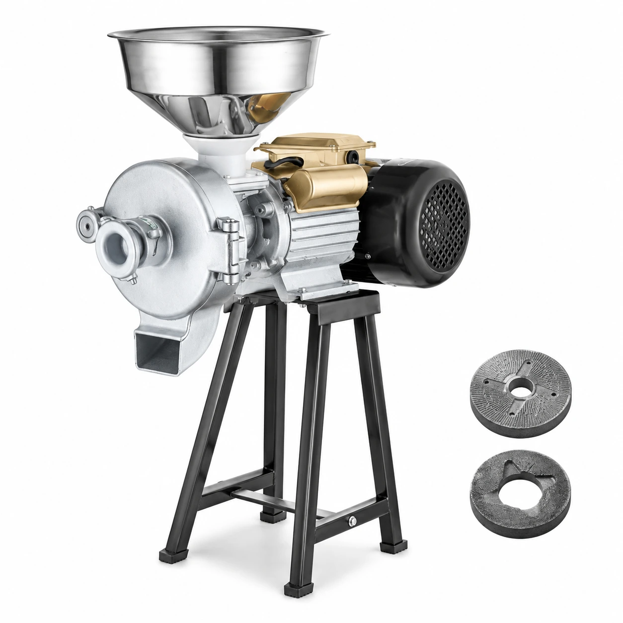 Sähköinen viljamylly kuiva- ja märkäjauhatukseen