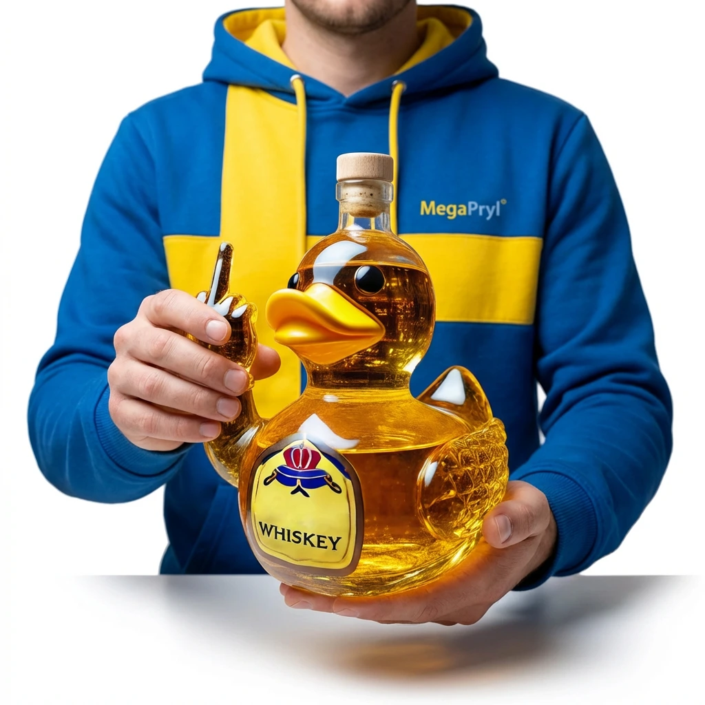 Mellanfinger Anka Flaskdekanter